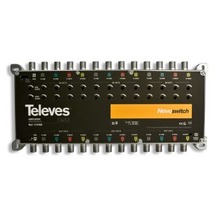 Amplificador Nevoswitch 13x13 "F" MATV/FI 27/25dB