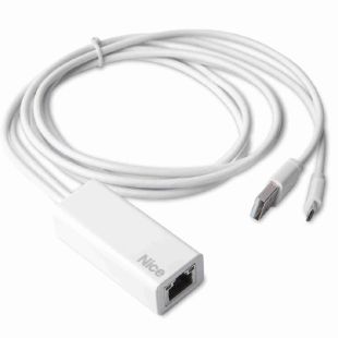 Cable adaptador Ethernet + Alimentación (Accesorio) de Nice
