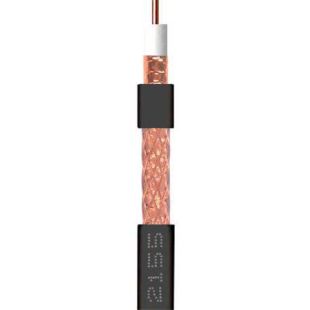 Vista cable coaxial.