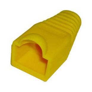 Capuchón protector de cable de datos RJ45 de color amarillo