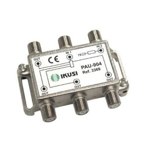 PAU Splitter 4 Outputs F Connector 10.5dB Ikusi