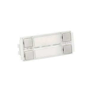 Module with 2 buttons on the right in 1 column Tegui 006102