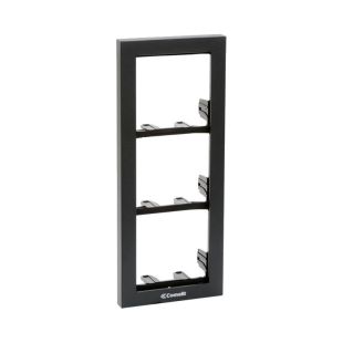 Bastidor IKALL 3 Módulos Antracita Comelit 3311/3A