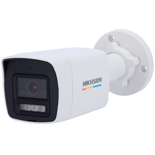 Hikvision DS-2CD1047G2H-LIUF/SL – Cámara IP bullet 4 Mpx fija con luz híbrida, PoE y micrófono