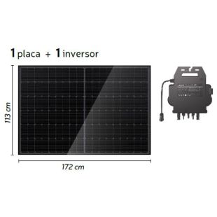Kit Solar para Balcon con Placa Rígida 400W de Engel