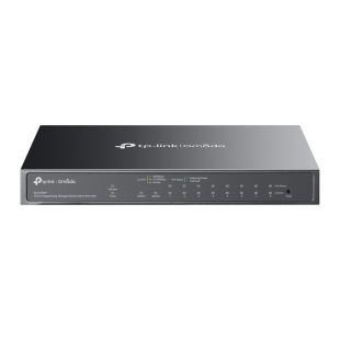 Switch Gestionable 10 Puertos 1GB 8 POE+, 1 RJ45 y 1 SFP/RJ45 Combinado 1GB 123W Omada de Tp-Link