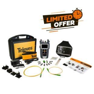 H30Crystal Full DVB(-S/S2 + -T/T2 + -C) F.O. Field Meter Selective (Includes Briefcase and Smartphone Bracelet)