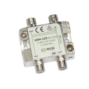 Derivador 2 Salidas Conector F 10 dB de Ikusi