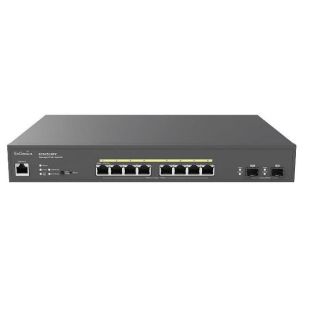 Switch Gestionable 8 Puertos 2.5Gb POE y 2 SFP+ 10Gb 240W de Engenius