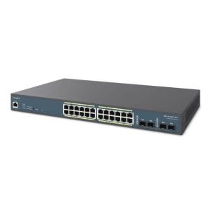 Switch Gestionable 24 Puertos 1Gb POE y 4 SFP 1.25GB 410W de Engenius