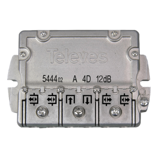 Derivador con Brida de 4 salidas (12 dB) 544402 Televes