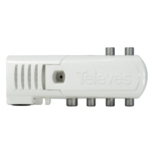Televes Indoor Home Amplifier 5 Outputs UHF/VHF 16dB CEI Connector