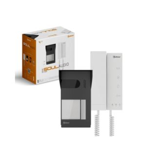 Kit Portero Soul 2 hilos S4110 t-Art compuesto por placa mas teléfono