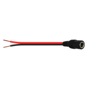 Latiguillo de alimentación Hembra de 15cm para CCTV  SEPTM15H