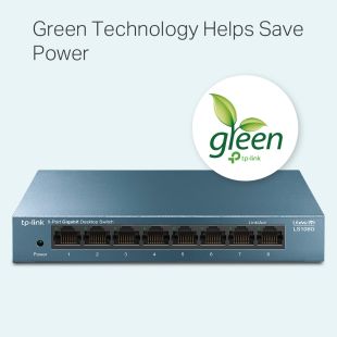 Switch 8 Ports 1Gb Steel Box from TpLink