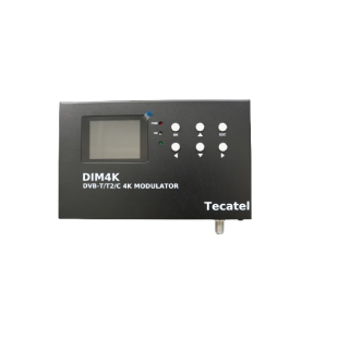 Modulador Digital 4K DVB-T/T2/C de Tecatel