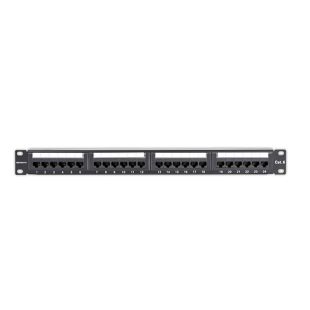 Patch Pannel 19' 24 Puertos UTP RJ45 Vacíos Categoría 6