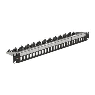 Openetics 19'' Empty Rack Panel 1U up to 24 UTP-STP SLIM Ports