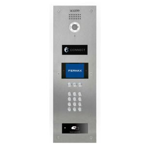 Kit Placa Marine Elite Connect Duox Plus con Proximidad EM y Caja Empotrar ST-4 de Fermax