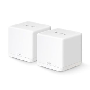 Mercusys HALO H60G X2 – Pack 2 repetidores WiFi 6 Mesh AX1500 para cobertura completa del hogar