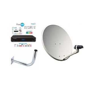 Kit Parabólica 60cm con Receptor Fransat 