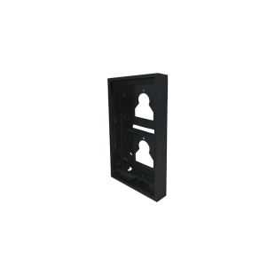 Comelit UT9172B – Bastidor superficie 2 módulos Ultra negro