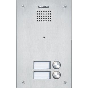Fermax 1682 Marine SIP Panel 2 vandal-proof push buttons IP65 IK09 steel