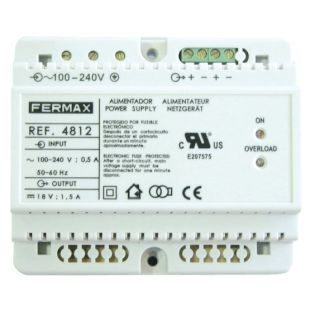 Alimentador DIN6 100-240Vac/18 Vdc 1.5A