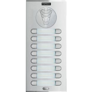 Cityline plate with 16 push buttons 70231 Fermax