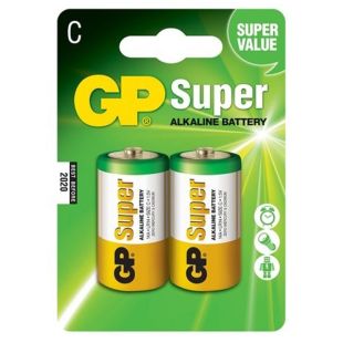 Pilas Alcalinas GP C LR14 Blister x2 – Potencia y fiabilidad