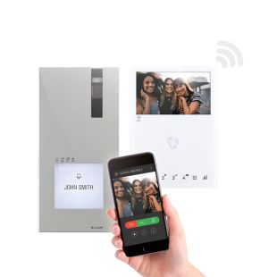 Kit V&iacute;deo QUADRA MINI Manos Libres WIFI Comelit 8451V