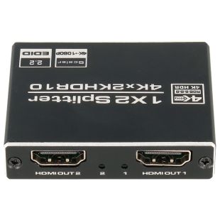Repartidor Activo de Señal HDMI 2.0 1 Entrada 2 Salidas de Nimo