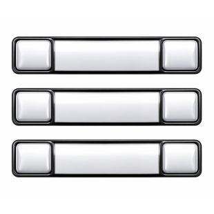 Golmar 6 Double Push Button Aluminum Module