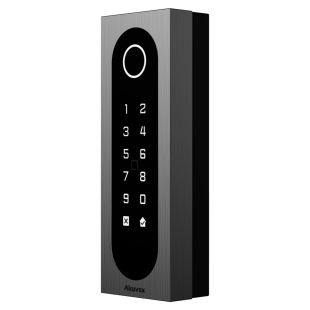 Control de Acceso EM/MF, NFC, Bluetooth, QR, PIN y Códigos Temporales POE Exterior de Akuvox
