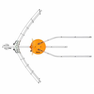 Antena TDT inteligente Televes A6 UHF con tecnología BOSS Tech para recepción DVB-T2 y UHD, compatible con LTE700 y alimentación 24V