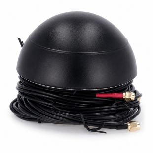 Antena Teltonika PR1KCO28 combo LTE GNSS WiFi para techo de vehículo con cables SMA RG174 de 3 metros