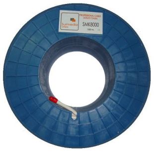 Coaxial Cable CU / CU Blanco. (18 dB / 30 dB x 100m) 100 meters