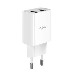 Cargador de Corriente 2 USB 2.1A de Avant