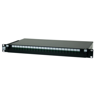 EK BF 24E SC/APC removable 19" fiber rack tray, 24 ports