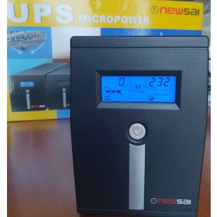 SAI Blazer MP1500 1000VA/600W LCD 2xschucko+IEC+RS232+USB de NewSai