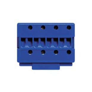 Borne conexión sistema 8 hilos extraíble color azul.