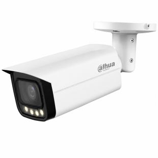 Cámara Bullet Híbrida Dahua 5MP Smart Light 60m con lente motorizada 2.7-13.5mm, micrófono integrado e IP67.