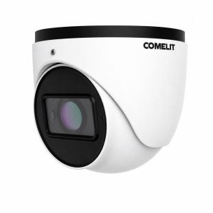 Cámara turret Comelit AT04N1ZA 4MP con lente varifocal motorizada 2.8-12 mm e infrarrojos 30 metros para videovigilancia exterior