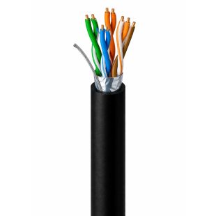 Nimo F/UTP CAT5E Outdoor Black CCA CPR FCA Cable in 100M Coi