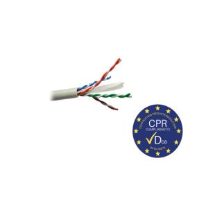 Cable UTP CAT6 Interior Blanco CU CPR DCA Bobina 305 m de FTE