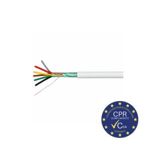 Cable de alarma OEM CA4P2-100-H con 4 conductores de señal y 2 de alimentación CPR Cca