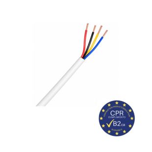 Cable para alarma CA4-100-H de 4 conductores de cobre electrolítico flexible CP