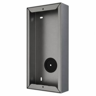 Caja de superficie Golmar S821/AL SUPRA de aluminio anodizado para instalación de placa de portero o videoportero sin empotrar
