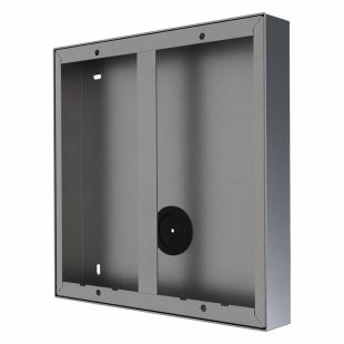 Caja de superficie Golmar S822/AL SUPRA 2x2 en aluminio anodizado para placa de portero y videoportero
