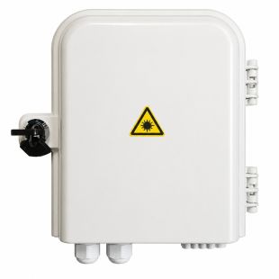 Caja estanca para telecomunicaciones con cierre de seguridad y prensaestopas, armario exterior para instalaciones técnicas